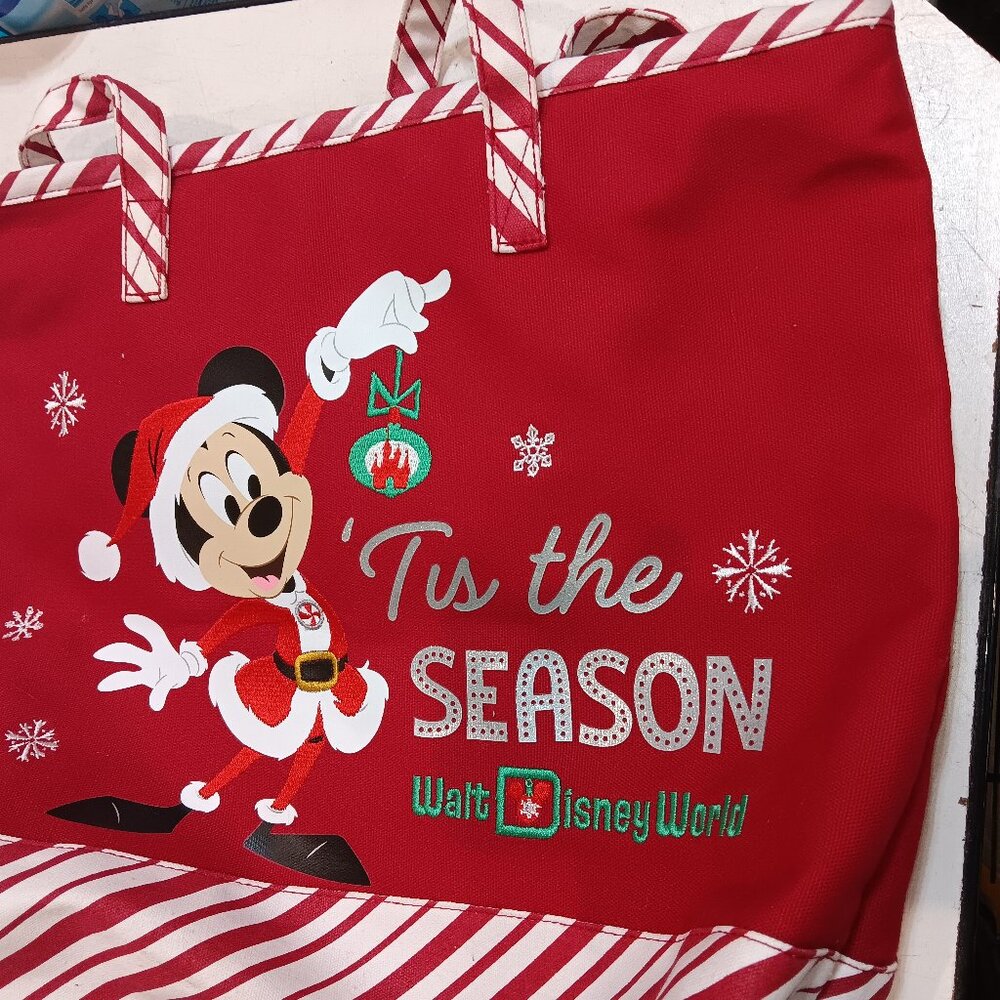 Disney Parks Tis The Season Holiday Tote Bag Mickey Mouse Walt Disney World 2020